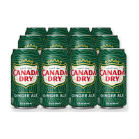Canada Dry Ginger Ale (12 fl oz can) - Case of 24