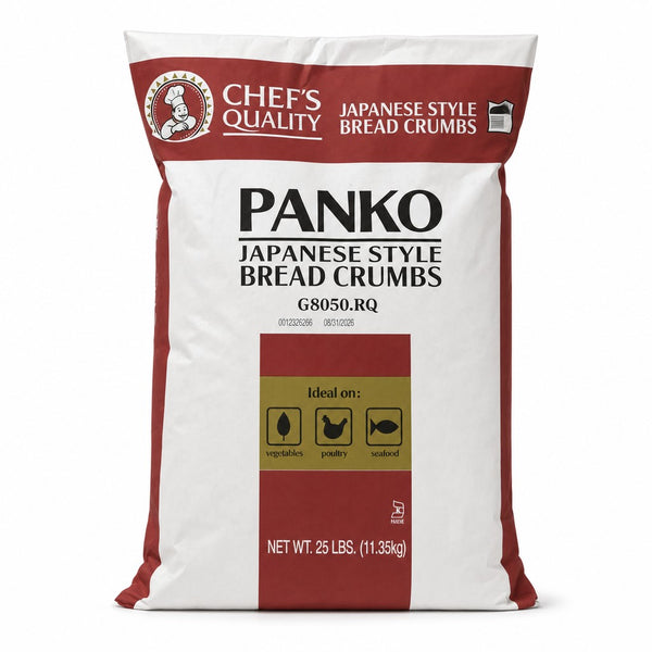 Chef's Quality Panko Japanese Style Bread Crumbs 25 lb