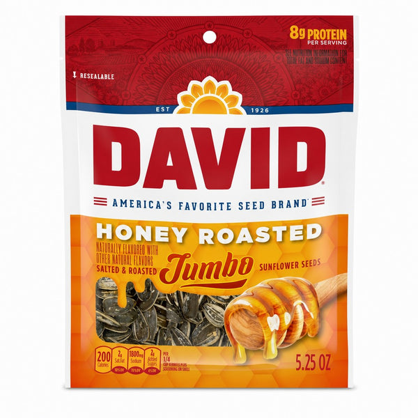 David Honey Roasted Jumbo Sunflower Seeds (5.25 oz (149 g))