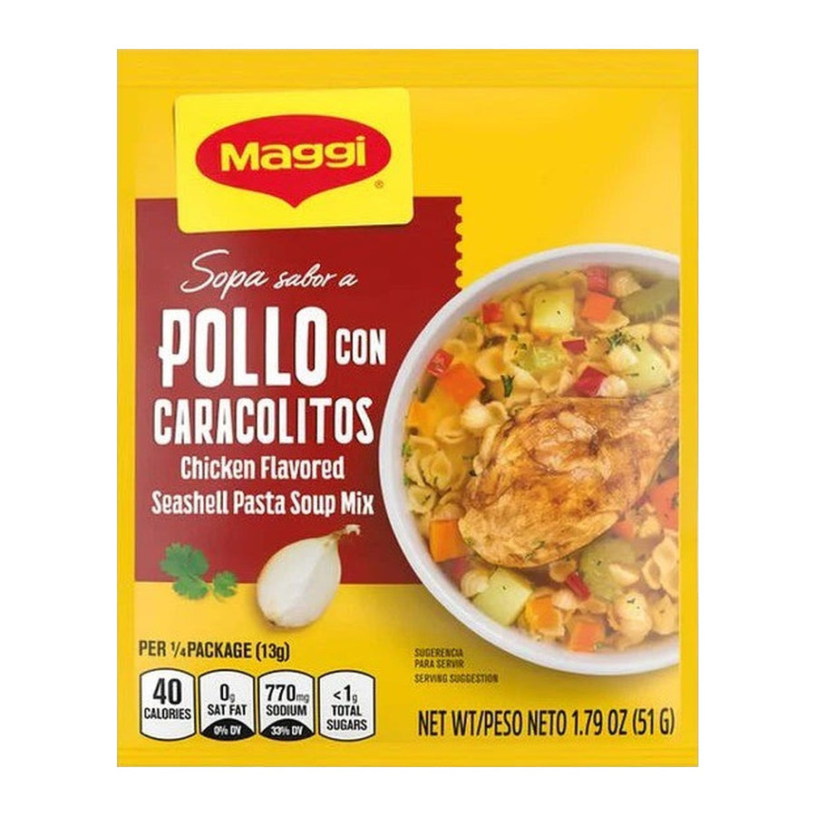 Maggi Sopa Soup Mix - Pollo con Caracol (Chicken & Shells)