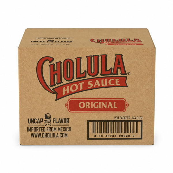 Cholula Original Hot Sauce Packets 1/4 fl oz (200 Count)