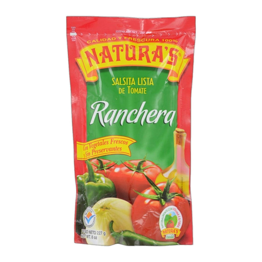 Natura's Salsita Lista Tomato Sauce (7.1 oz pouch) - Ranchera