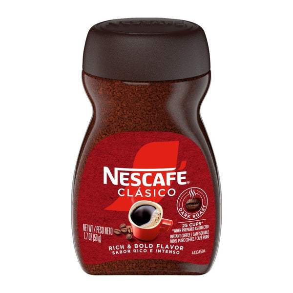 Nescafé Clásico Dark Roast Instant Coffee (1.48 oz)