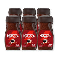 Nescafé Clásico Dark Roast Instant Coffee (7 oz) - Case of 6