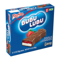 Ricolino Bubulubu Strawberry Marshmallow Chocolate Bars (8 pack)