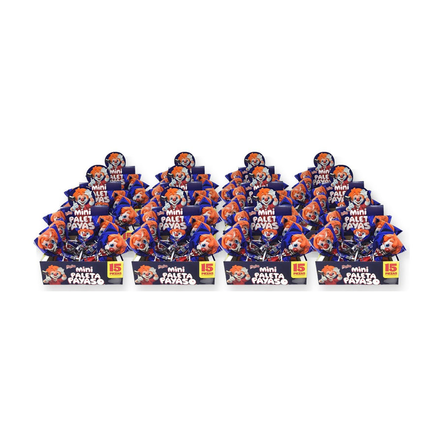 Ricolino Mini Paleta Payaso (15 ct) - Case of 12
