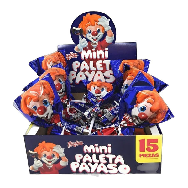 Ricolino Mini Paleta Payaso (15 ct)