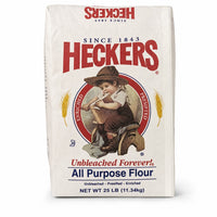 Hecker's Unbleached All-Purpose Flour 25 lb