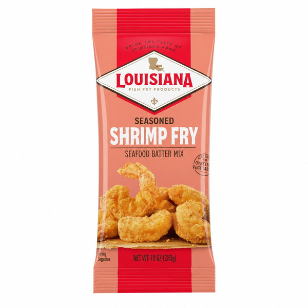 Louisiana Fish Fry Products Seasoned Shrimp Fry Seafood Batter Mix (10 oz)