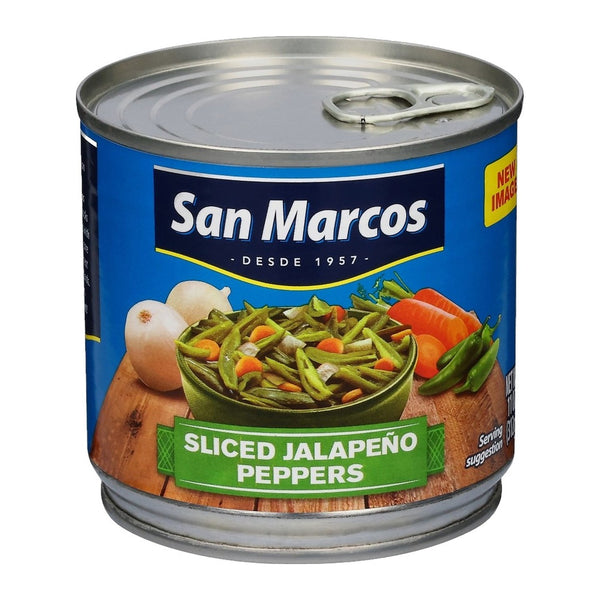 San Marcos Sliced Jalapeño Peppers – Rajas (11 oz)