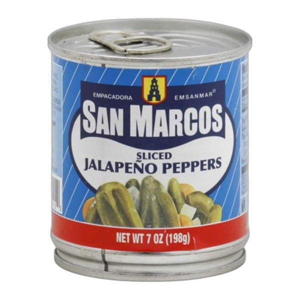 San Marcos Sliced Jalapeño Peppers – Rajas (7 oz)