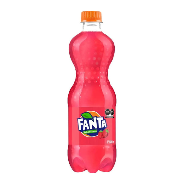 Fanta Strawberry Soda – Hecho en México (16 fl oz)