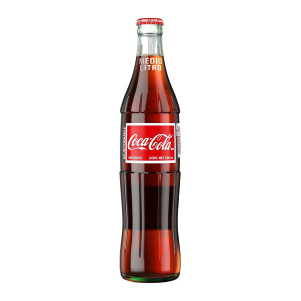 Coca-Cola Hecho en México (500 ml glass bottle)