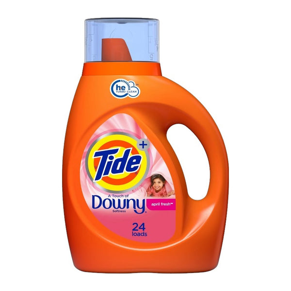 Tide plus a Touch of Downy Liquid Laundry Detergent, April Fresh (37 fl oz)