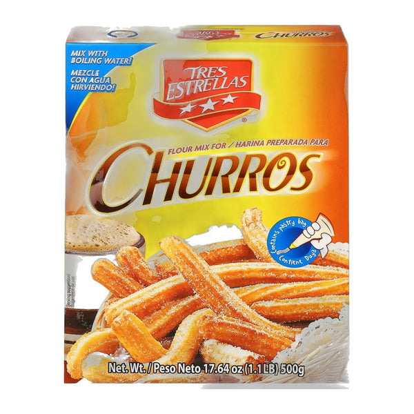 Tres Estrellas Churros Flour Mix (17.6 oz)