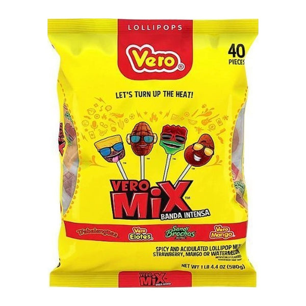 Vero Mix Spicy Lollipop Assortment (40 ct)
