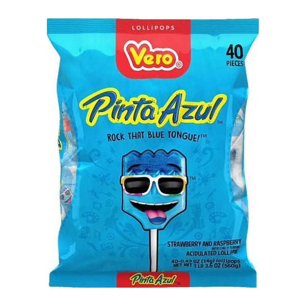 Vero Pinta Azul Lollipops (40 ct)
