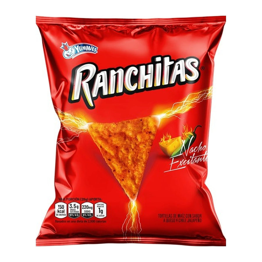 Yummies Ranchitas Tortilla Chips (5.29 oz) - Hot