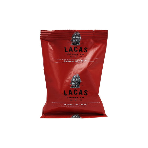 Lacas Original City Roast Coffee Portion Packs (2 oz)