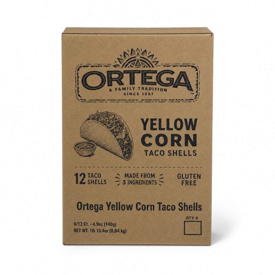 Ortega Yellow Corn Taco Shells 12 ct 4.9 oz