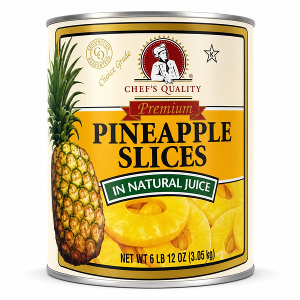 Chef's Quality Premium Pineapple in Natural Juice