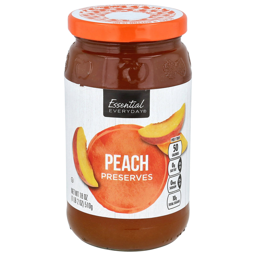 Essential Everyday Peach Preserves 18 oz