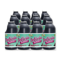 Delicia Agua Fresca Drink (32 fl oz) - Jamaica (Hibiscus) - Case of 12