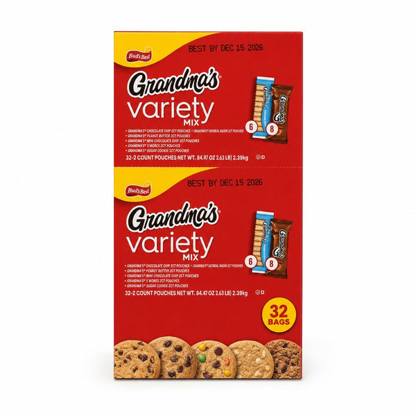 Grandma's Variety Mix Cookies 32 Bags 84.47 oz