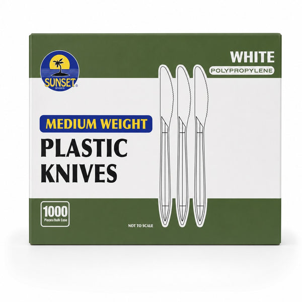 Sunset Plastic Cutlery (1000 ct)