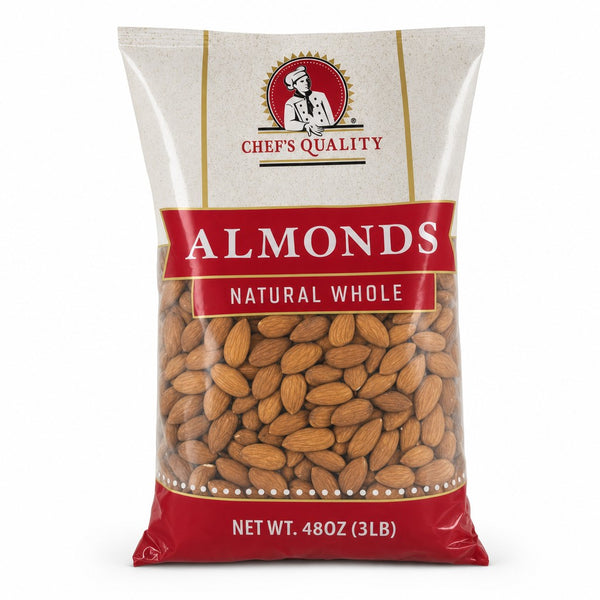Chef's Quality Natural Whole Almonds (3 lb)