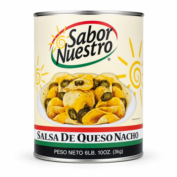 Sabor Nuestro Salsa de Queso Nacho Cheese Sauce #10 (6 lb 10 oz)
