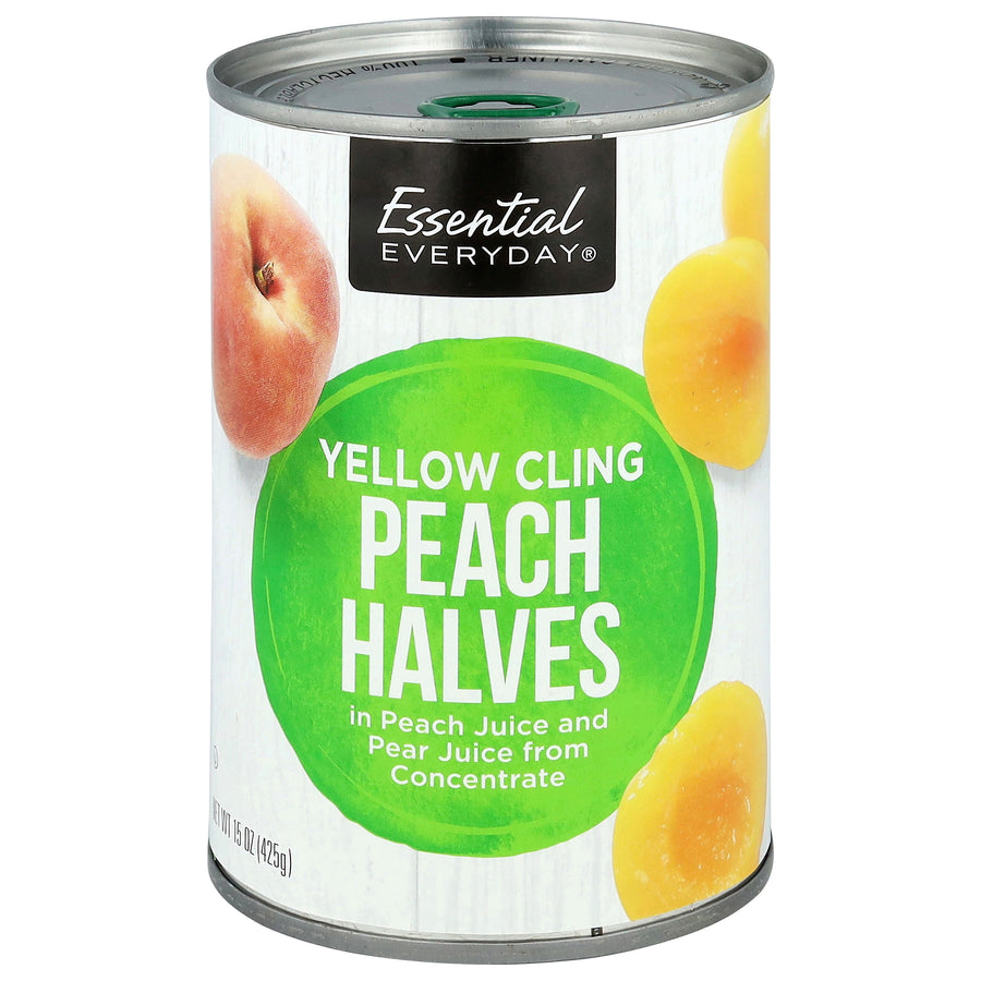 Essential Everyday Peach Halves Lite (15 oz)