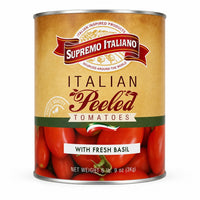 Supremo Italiano Italian Peeled Tomatoes with Basil #10 (6 lb 9 oz)