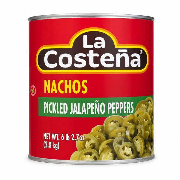 La Costena Nacho Sliced Pickled Jalapeno Peppers (6 lb 2.7 oz)