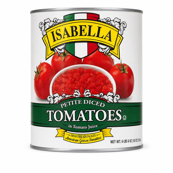 Isabella Petite Diced Tomatoes #10 (6 lb 9 oz)