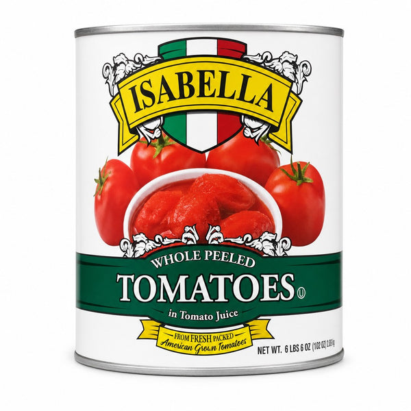 Isabella Whole Peeled Tomatoes in Juice #10 (6 lb 6 oz)