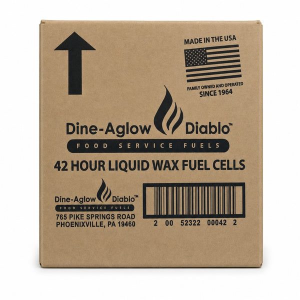 Dine-Aglow Diablo 42 Hour Liquid Wax Fuel Cells