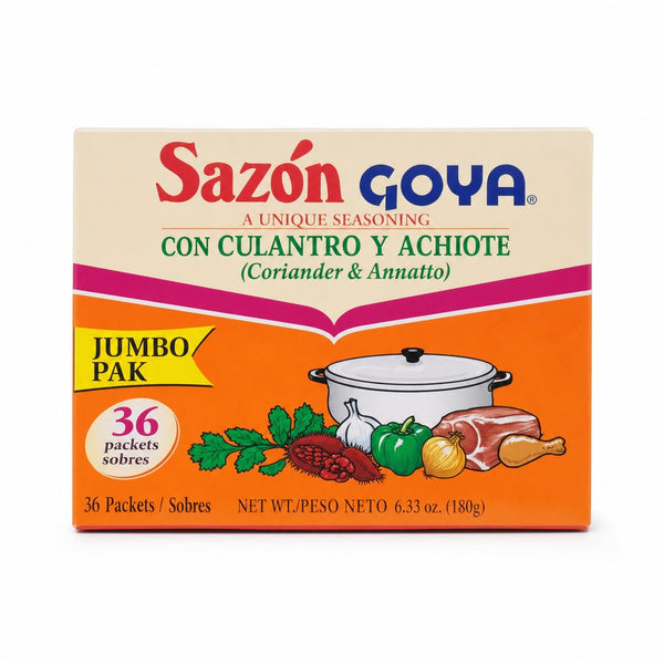 Goya Sazón con Culantro y Achiote Jumbo Pak 36 Packets 6.33 oz