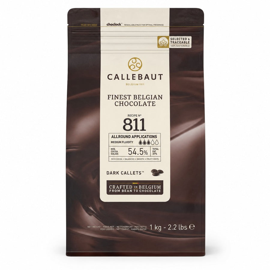 Callebaut Belgian Dark Chocolate Callets (1 kg)