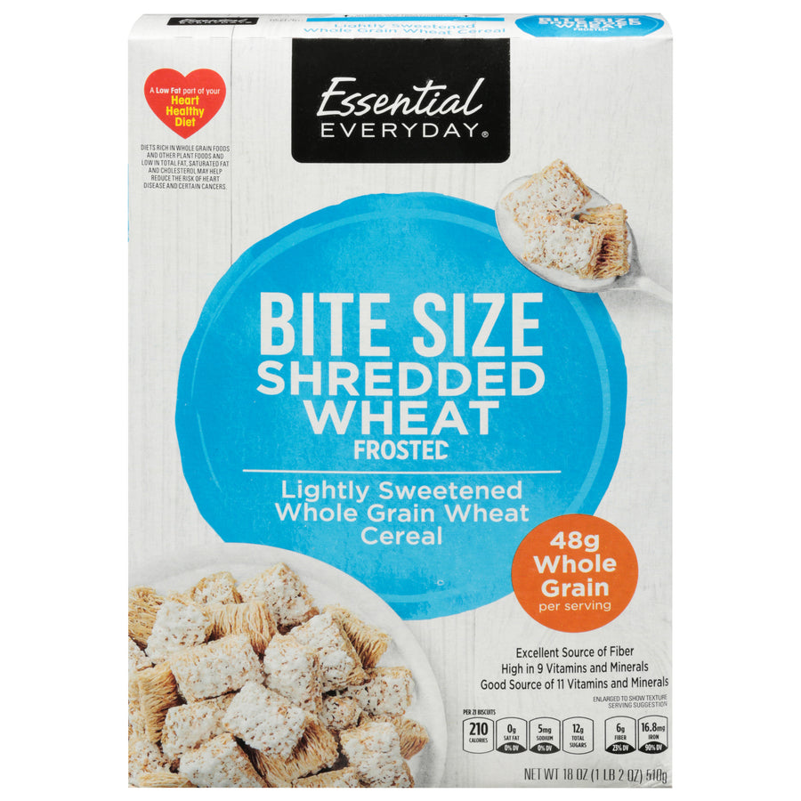 Essential Everyday Bite Size Frosted Shredded Wheat (18 oz)
