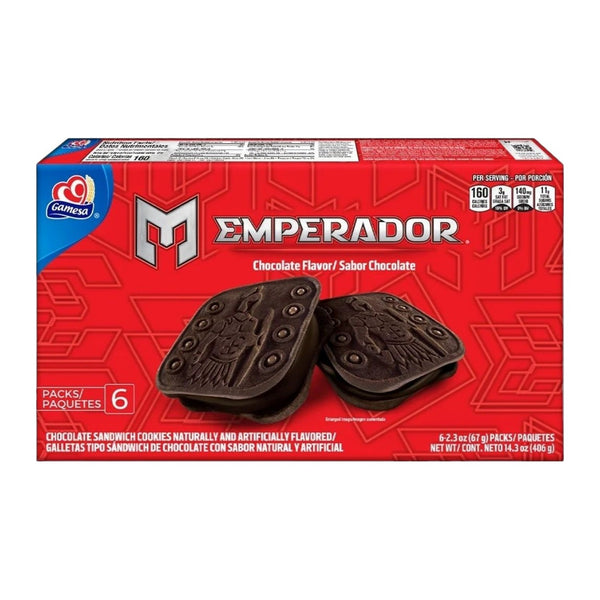 Gamesa Emperador Chocolate Sandwich Cookies (14.3 oz)