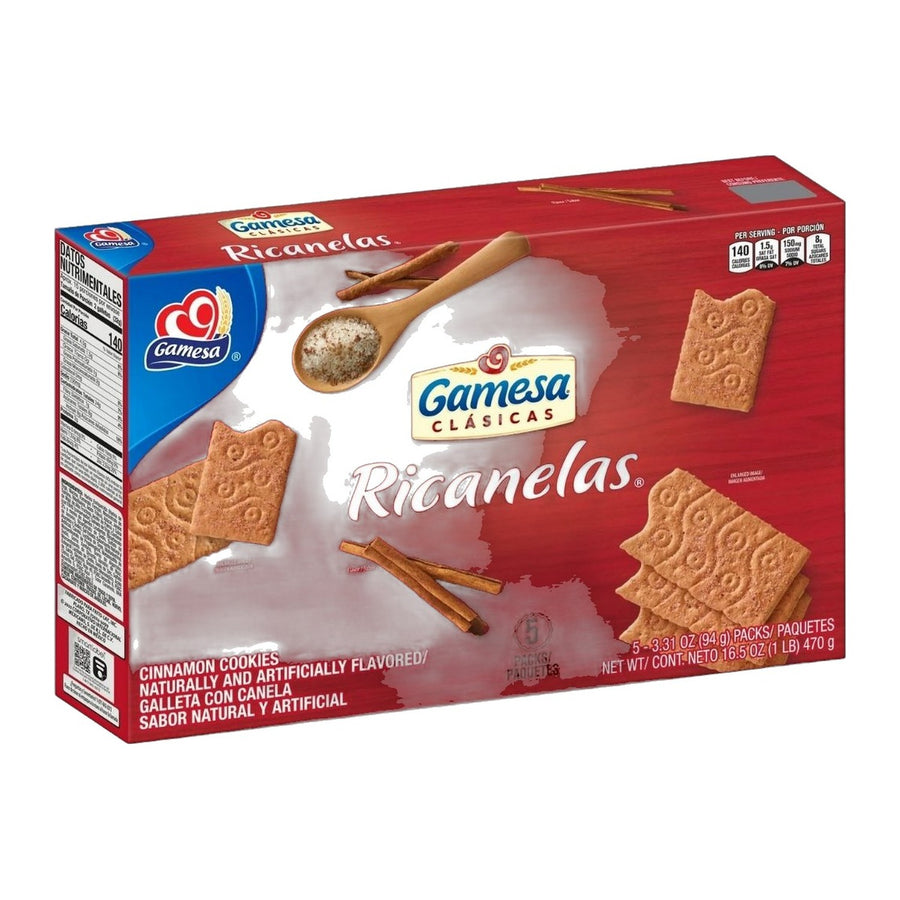 Gamesa Ricanelas Cinnamon Cookies (16.5 oz)