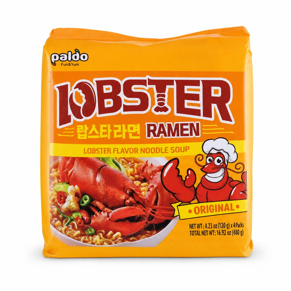 Paldo Lobster Ramen 4-Pack (4.23 oz)