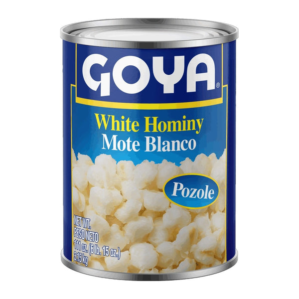 Goya White Hominy (#10 can, 111 oz)