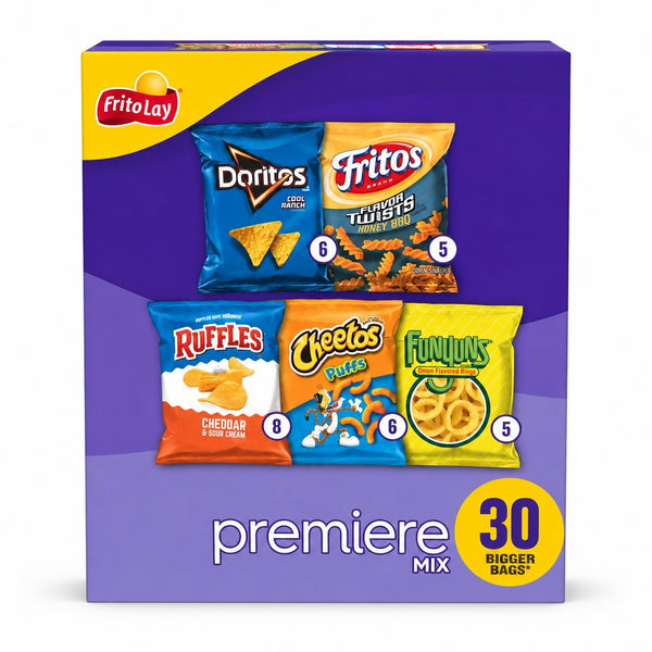 Frito-Lay Premiere Mix Variety Pack 30 Bags (1.75-2 oz)