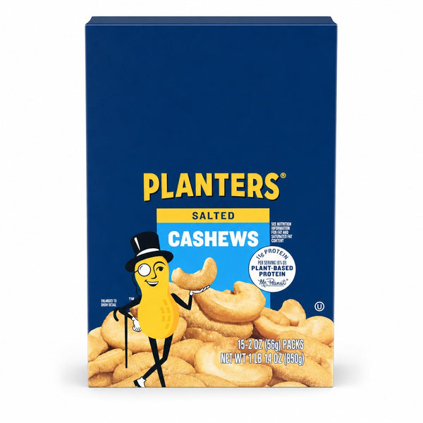 Planters Salted Cashews Tube (2 oz)