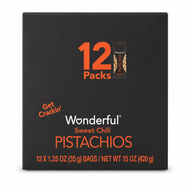 Wonderful Pistachios Sweet Chili 12 Pack (1.25 oz)