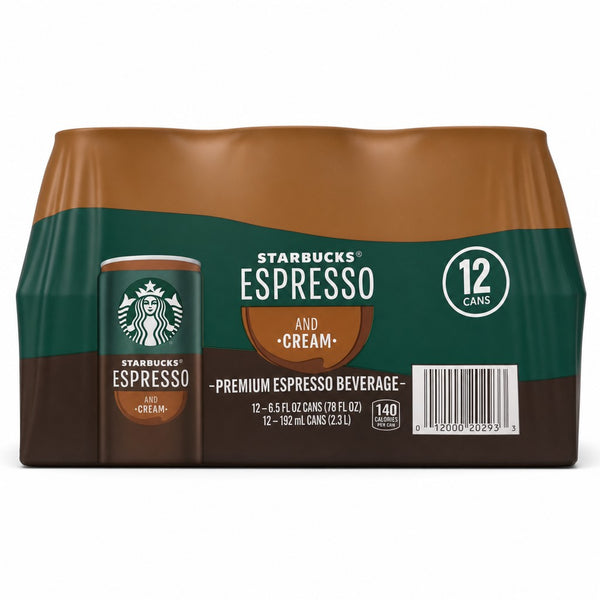 Starbucks Espresso and Cream Premium Espresso Beverage (6.5 fl oz)