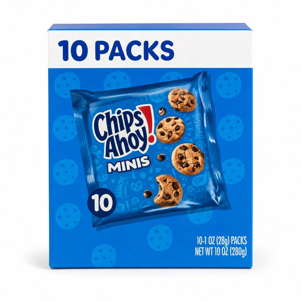 Chips Ahoy! Minis Chocolate Chip Cookies 10 Packs 10 oz