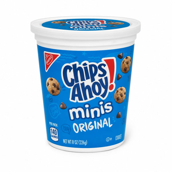 Chips Ahoy! Minis Original Chocolate Chip Cookies Tub 8 oz